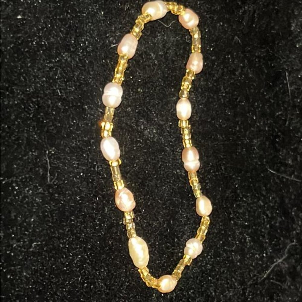 Fresh Water Pearl and Bead Bracelet